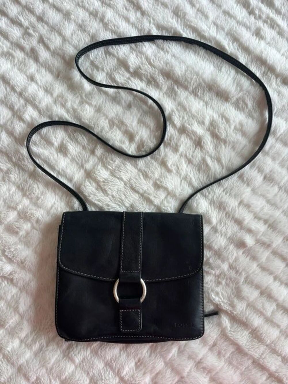 Vintage Fossil Black Purse